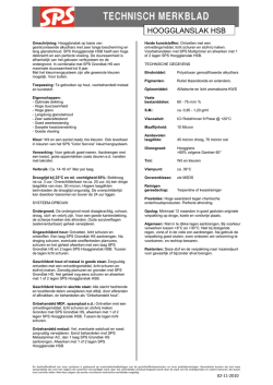 HOOGGLANSLAK HSB