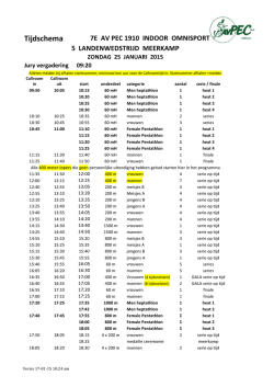 tijdschema alleen zondag