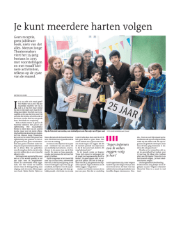Je kunt meerdere harten volgen Je kunt t meerdere