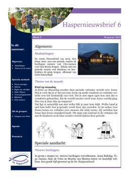Haspernieuwsbrief 6