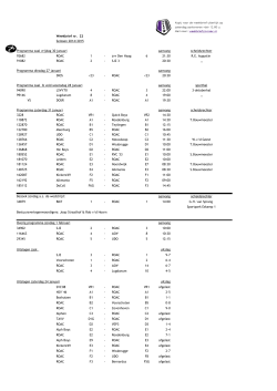 Laatste weekbrief