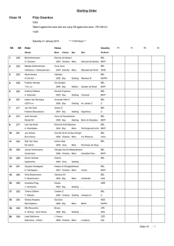 Starting Order Class 10 Prijs Cleanbox