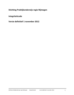 Integriteitcode Pro College (PDF)