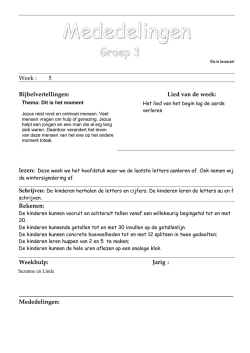 Groep 3 - Johannes Postschool