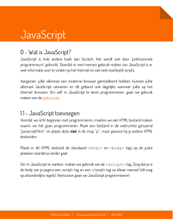 Opdracht: JavaScript ()