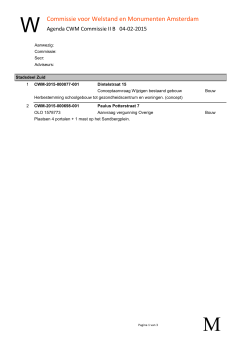 Subcommissie II d.d. 04-02-2015