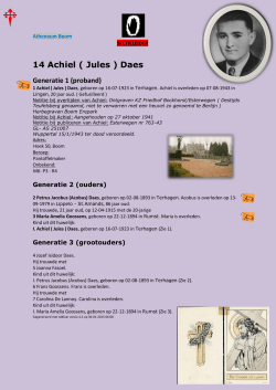 14 Achiel ( Jules ) Daes