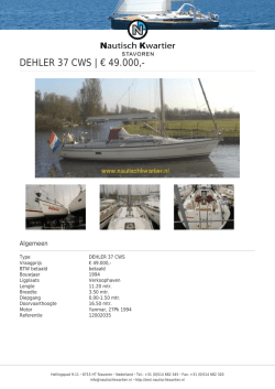 download brochure - Nautisch Kwartier Stavoren