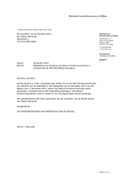 "Mededeling van wijziging van Besluit