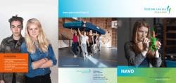havo folder - Parcival College
