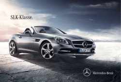 Brochure SLK-Klasse downloaden (PDF) - Mercedes-Benz