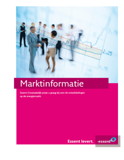 Marktinformatie - 27-01-2015 (wk 05)