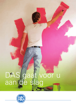 DAS gaat voor u aan de slag