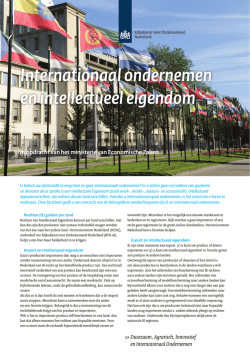 Internationaal ondernemen en intellectueel eigendom
