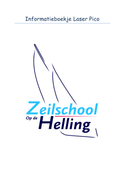 PDF Laser Pico - Zeilschool Op de Helling