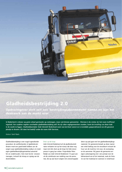 Gladheidsbestrijding 2.0