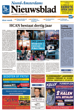 HCAN bestaat dertig jaar