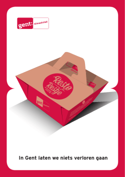 Brochure restorestje voor restaurants