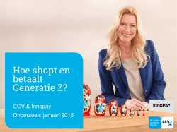 Hoe shopt en betaalt Generatie Z?
