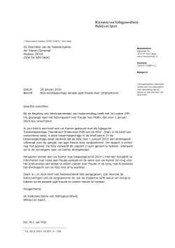 "Kamerbrief over NZa-eindrapportage aanpak pgb