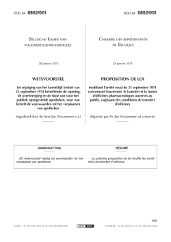 DOC 54 0852/001 DOC 54 0852/001