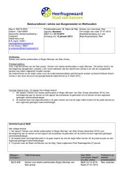 BW15-0003 Advies voor sterke werklocaties in Regio Alkmaar van