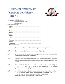 Huurovereenkomst PDF - Jeugdhuis De Molotov