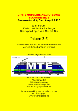flyer - Mini Train Expo
