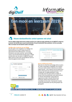 Informatie 6 &ndash; 15