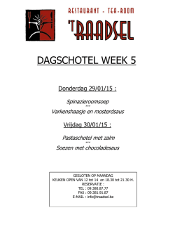 OPEN DAGSCHOTEL in PDF