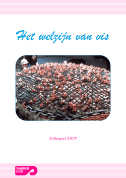 Het welzijn van vis