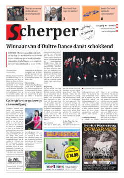 Week 6 2015 - De Scherper