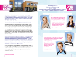 Brochure `Info voor leerlingen`