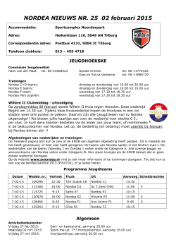 JPS Nieuws - SV Nordea