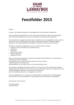 Feestfolder 2015