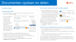Documenten opslaan en delen