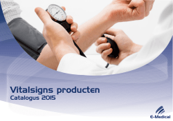 E-medical vitalsigns 2015