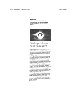 NRC Handelsblad, 5 februari 2015