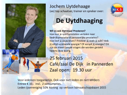 Jochum Uytenhaage poster