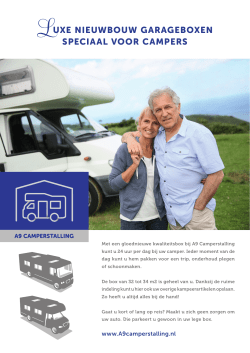 hier de brochure - Luxe nieuwbouw garageboxen