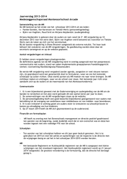 Jaarverslag MR 2013-2014 1