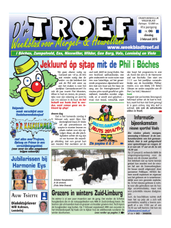 Weekblad voor Mergel- & Heuvelland