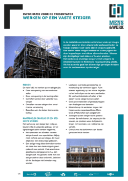 informatie voor de presentator