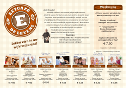 € 7,50 - Eetcafé De Leyens