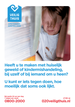 - Steunpunt Huiselijk Geweld