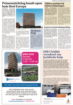 Prinsenstichting houdt open huis Heel Europa