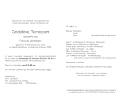 Godelieve Remeysen - uitvaartcentrum.be