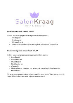 Proefkapsel - Salon Kraag