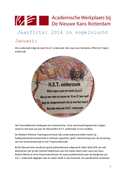Jaarflits: 2014 in vogelvlucht - AW-DNK