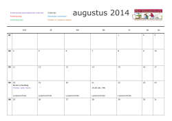 Kalender 2014